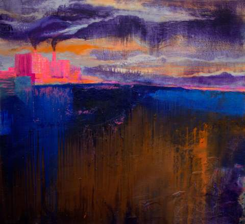 “The sky is crying” by Vartan Markarian – 120x110cm 2016