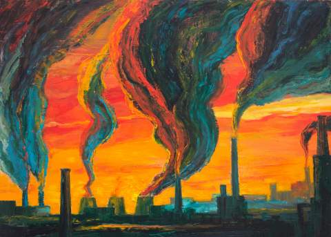 “City” by Vartan Markarian – 140x110cm 2015