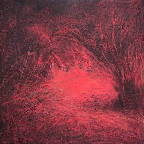 “A passionate day - in the trap.” by Vartan Markarian – 100x100cm 2018