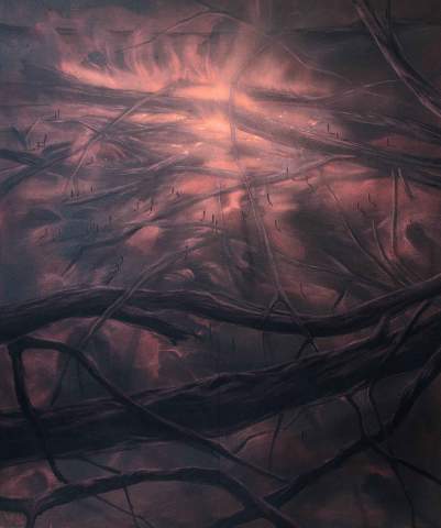 “As if enchanted scaled” by Vartan Markarian – 138x168cm 2019
